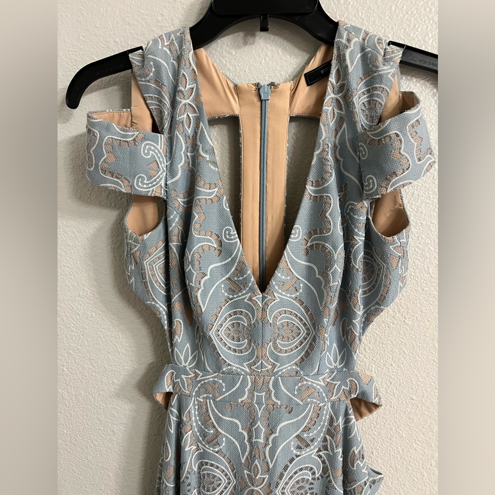 ✨Sultry Long Blue BCBG Dress 💎✨ - Picture 7 of 10
